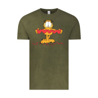 Vintage Olive garfiel Vintage Tee - linhVisuals