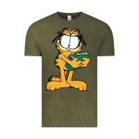 Vintage Olive garfiel Vintage Tee - linhVisuals
