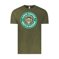 Vintage Olive have coffee, watch radar new Vintage Tee - linhVisuals