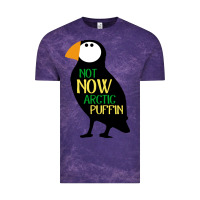 Cloud Purple not now arctic puffin! ,  not now arctic puffin Vintage Tee - linhVisuals