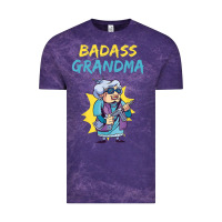 Cloud Purple badass grandma family mother grandma t shirt Vintage Tee - linhVisuals