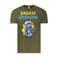 Vintage Olive badass grandma family mother grandma t shirt Vintage Tee - linhVisuals