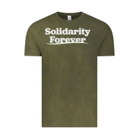 Vintage Olive solidarity forever Vintage Tee - linhVisuals