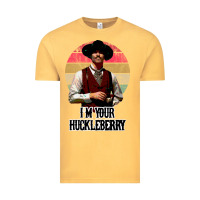 Vintage Mustard i'm your huckleberry Vintage Tee - linhVisuals