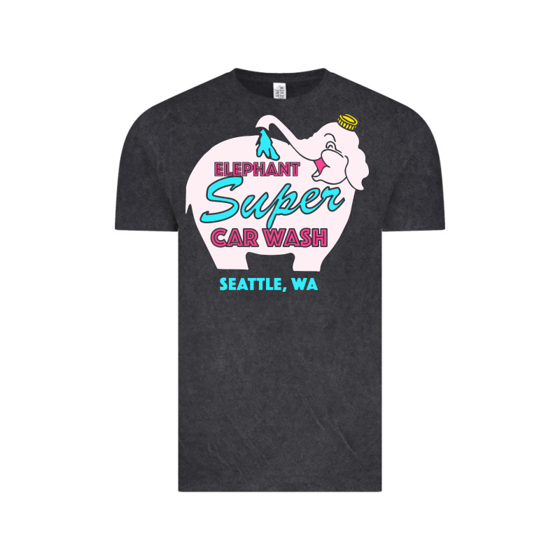 Pink Elephant Car Wash Vintage Tee by linhVisuals | Teevron