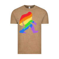 Vintage Coffee bigfoot t  shirt rainbow bigfoot t  shirt Vintage Tee - linhVisuals