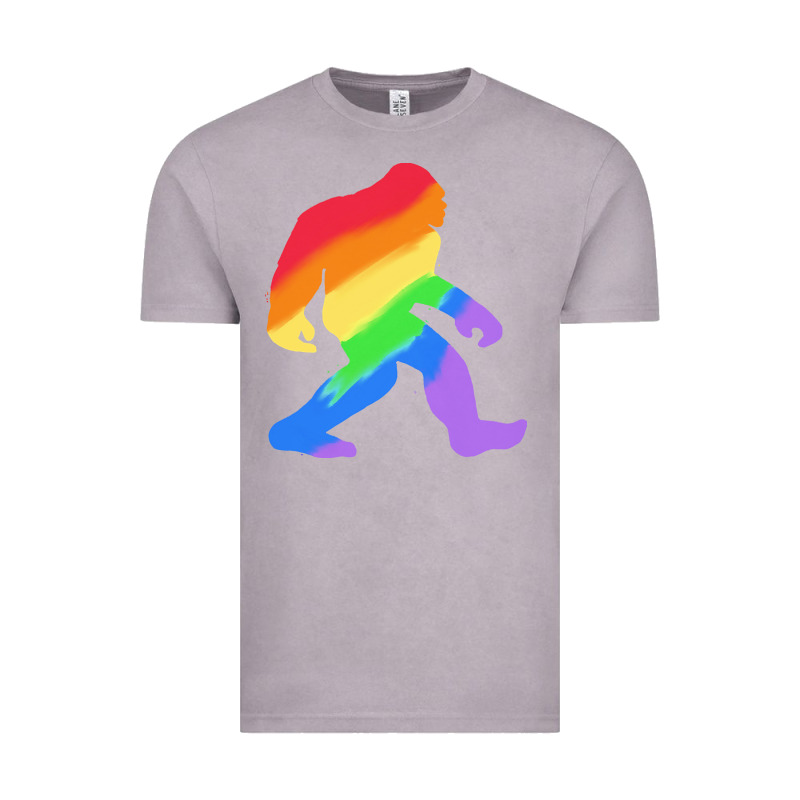 Bigfoot T  Shirt Rainbow Bigfoot T  Shirt Vintage Tee by linhVisuals | Teevron