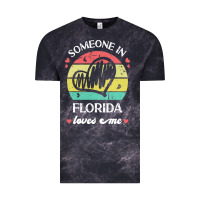 Cloud Black someone in florida loves me t  shirt someone in florida loves me funny Vintage Tee - linhVisuals