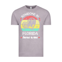 Vintage Zinc someone in florida loves me t  shirt someone in florida loves me funny Vintage Tee - linhVisuals