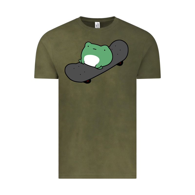 Skateboarding Frog Vintage Tee by linhVisuals | Teevron