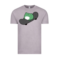 Vintage Zinc skateboarding frog Vintage Tee - linhVisuals