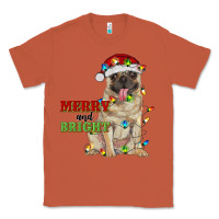 Copper merry and bright pug Classic Tee - RanaPortraitStore