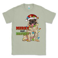 Matcha merry and bright pug Classic Tee - RanaPortraitStore