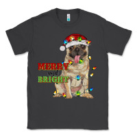 Smoke merry and bright pug Classic Tee - RanaPortraitStore