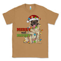 Toasted Coconut merry and bright pug Classic Tee - RanaPortraitStore
