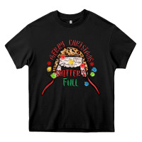 Black merry christmas shitter s full Heavy Core Tee - MaliasSmallBusiness
