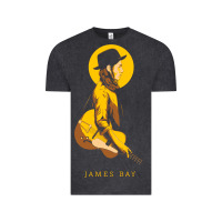 Vintage Black james bay müsic Vintage Tee - linhVisuals