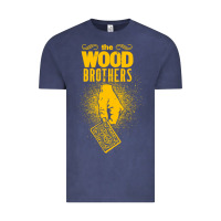 Vintage Denim the wood brothers blues Vintage Tee - linhVisuals
