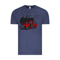 Vintage Denim the wood brothers blues Vintage Tee - linhVisuals