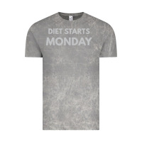 Cloud Rock diet starts monday Vintage Tee - linhVisuals