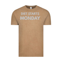 Vintage Coffee diet starts monday Vintage Tee - linhVisuals