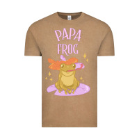 Vintage Coffee papa frog Vintage Tee - linhVisuals