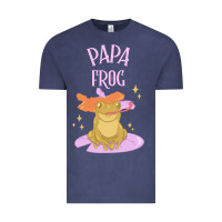 Vintage Denim papa frog Vintage Tee - linhVisuals