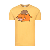 Sloth And Highland Cow Vintage Tee | Teevron
