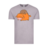 Vintage Zinc sloth and highland cow Vintage Tee - linhVisuals