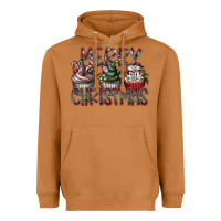 Meerkat Merry Christmas Heavyweight Hoodie - CowhideDigitalArt