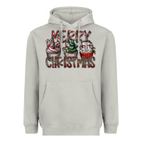 Moon Dust Merry Christmas Heavyweight Hoodie - CowhideDigitalArt