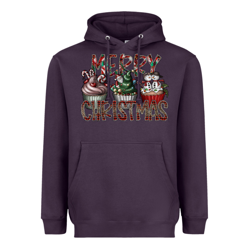 Merry Christmas Heavyweight Hoodie by CowhideDigitalArt | Teevron