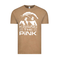 Vintage Coffee gift for men kissing the pink Vintage Tee - linhVisuals