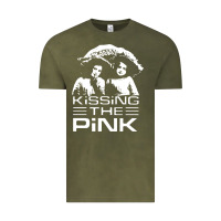 Gift For Men Kissing The Pink Vintage Tee | Teevron