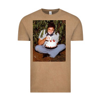 Vintage Coffee johnny cash eating cake in a bush Vintage Tee - linhVisuals