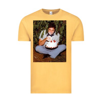 Johnny Cash Eating Cake In A Bush Vintage Tee | Teevron