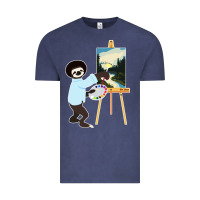 Vintage Denim bob sloth Vintage Tee - linhVisuals