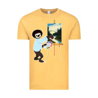 Vintage Mustard bob sloth Vintage Tee - linhVisuals