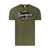 Vintage Olive biloxi shuckers Vintage Tee - linhVisuals
