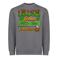 Storm St. Patrick's Irish today hungover tomorrow Heavyweight Sweatshirt - OliviaCreatesArt
