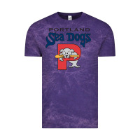 Cloud Purple sea dogs team Vintage Tee - linhVisuals