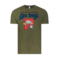 Vintage Olive sea dogs team Vintage Tee - linhVisuals