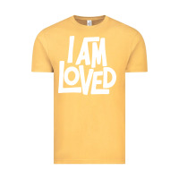 Vintage Mustard i am loved Vintage Tee - linhVisuals