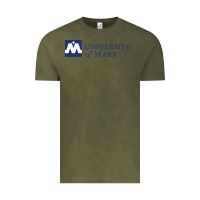 Vintage Olive University of Mary, Apparel Vintage Tee - linhVisuals