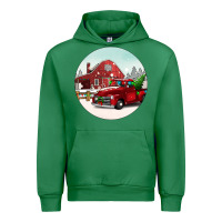 Emerald Christmas farm Christmas Urban Hoodie - BarkalooDesign