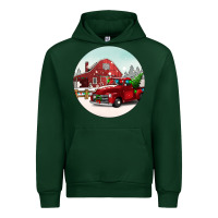 Foreset Green Christmas farm Christmas Urban Hoodie - BarkalooDesign