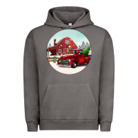 Pigment Tornado Christmas farm Christmas Urban Hoodie - BarkalooDesign