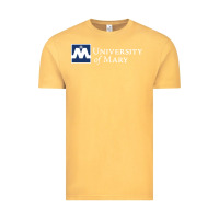 Vintage Mustard University of Mary, Apparel Vintage Tee - linhVisuals