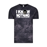 Cloud Black i know nothing Vintage Tee - linhVisuals