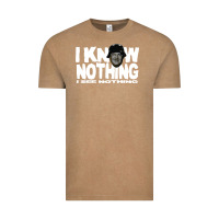 Vintage Coffee i know nothing Vintage Tee - linhVisuals